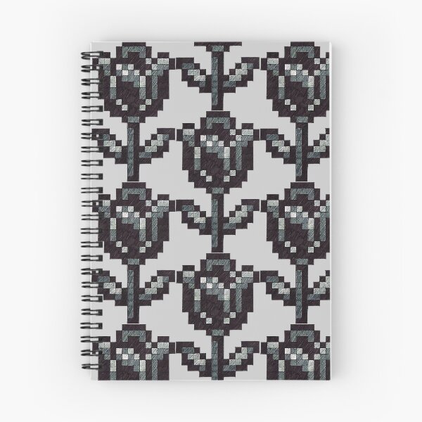 Item preview, Hand Drawn Black Pixel Flower designed and sold by Shift-Tab.
