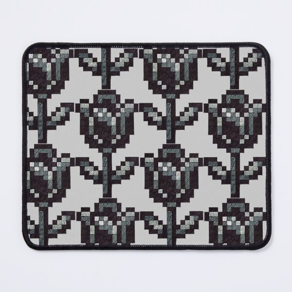 Item preview, Hand Drawn Black Pixel Flower designed and sold by Shift-Tab.
