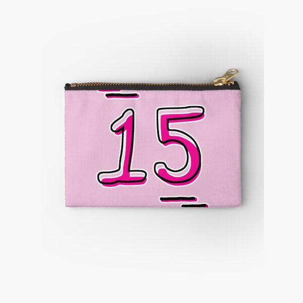 Item preview, Number 15 - Bold Pink Artistic Numeral Design designed and sold by Dyche Studio.