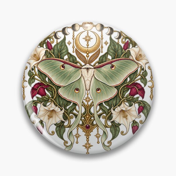 Item preview, Celestial Luna Moth Garden designed and sold by DukeNiko.