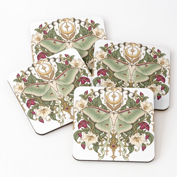 Item preview, Celestial Luna Moth Garden designed and sold by DukeNiko.