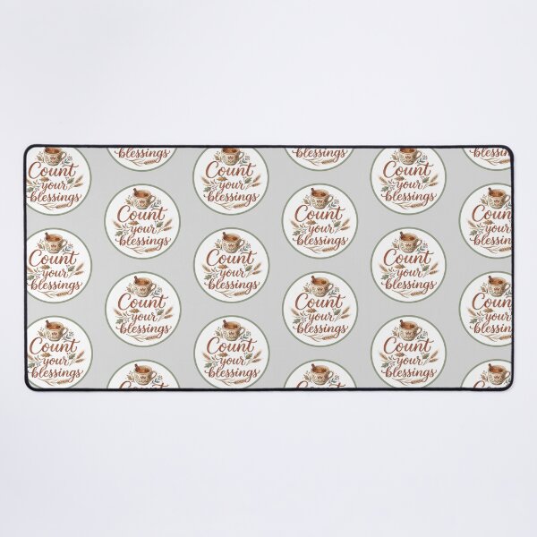 Item preview, Count Your Blessings Chai Mug Badge designed and sold by hattie's.