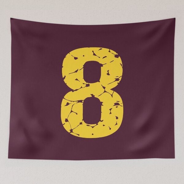 Item preview, Number 8, Yellow #8 designed and sold by Jeallan Designs.