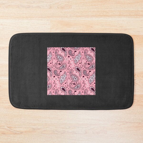 Item preview, Pink Paisley Bandana Pattern Design with Classic Floral Motifs designed and sold by crusni.