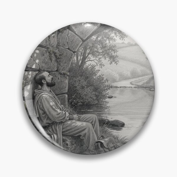 Item preview, Pilgrim at rest (on the Way of St. James) designed and sold by jefboutique6150.