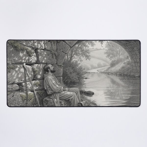 Item preview, Pilgrim at rest (on the Way of St. James) designed and sold by jefboutique6150.