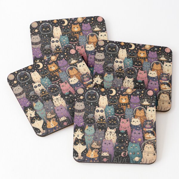 Item preview, Cute Nordic Tropical & Rainbow Feline Pattern designed and sold by Aramdesing.