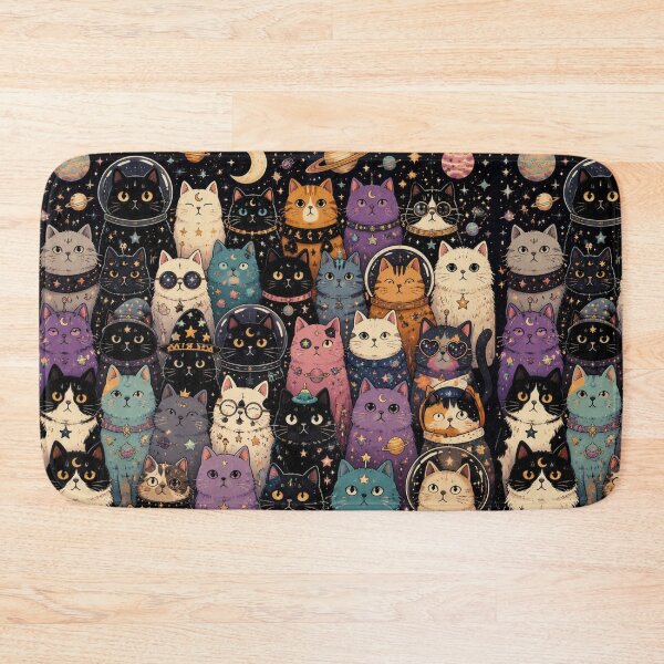 Item preview, Cute Nordic Tropical & Rainbow Feline Pattern designed and sold by Aramdesing.