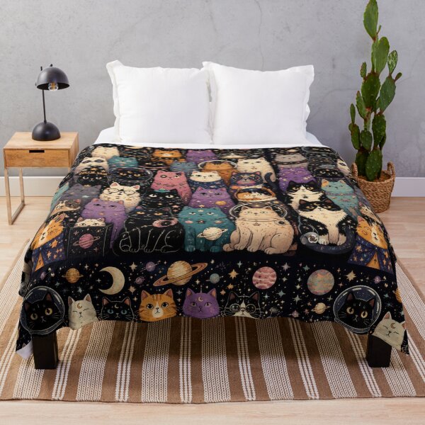 Item preview, Cute Nordic Tropical & Rainbow Feline Pattern designed and sold by Aramdesing.