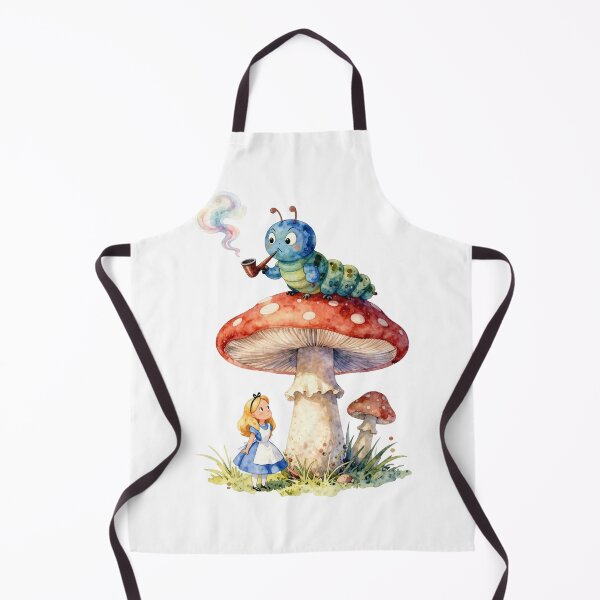 Item preview, Alice and the Caterpillar Watercolor Wonderland Art designed and sold by WildArtIT.