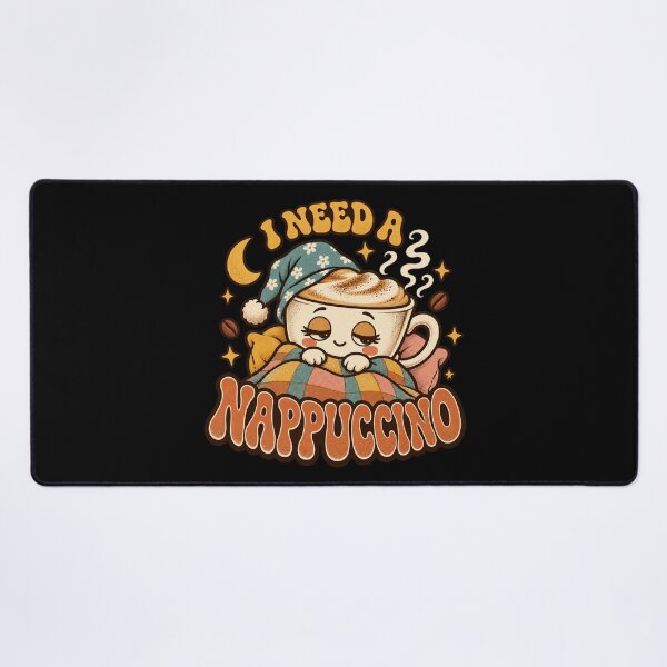 Item preview, Retro Sleepy Nappuccino Coffee designed and sold by Side Quest Co..