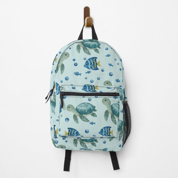 Item preview, Sea Turtle Ocean Seamless Pattern designed and sold by SheHood.