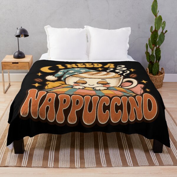 Item preview, Retro Sleepy Nappuccino Coffee designed and sold by Side Quest Co..