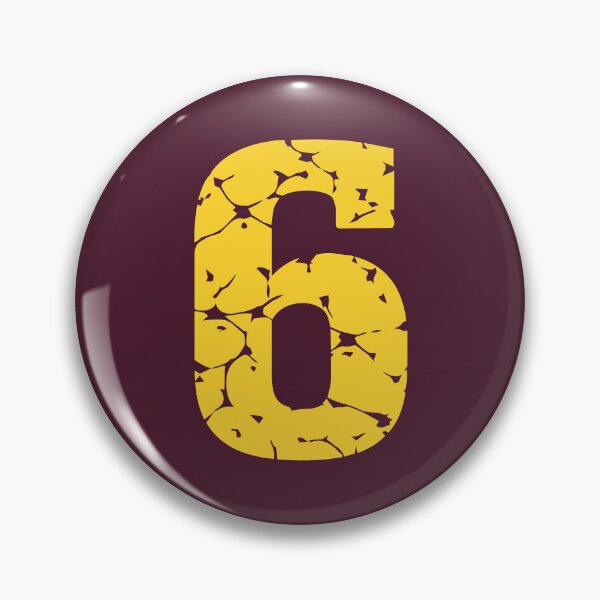 Item preview, Number 6, Yellow #6 designed and sold by Jeallan Designs.