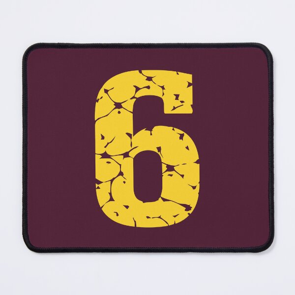Item preview, Number 6, Yellow #6 designed and sold by Jeallan Designs.