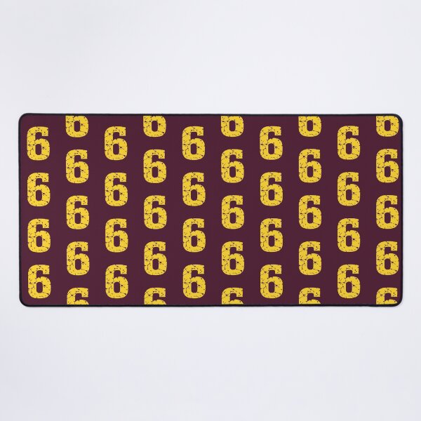 Item preview, Number 6, Yellow #6 designed and sold by Jeallan Designs.