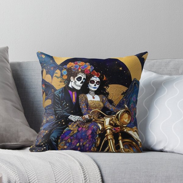 Item preview, Colorful Floral Sugar Skull Zombies designed and sold by TheDarkWardrobe.