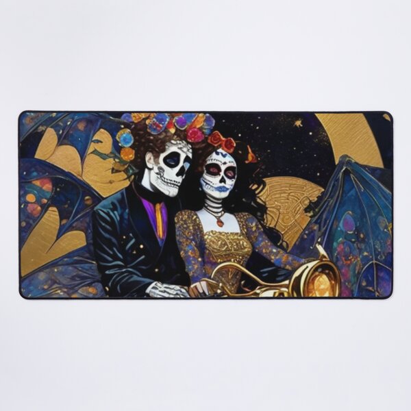 Item preview, Colorful Floral Sugar Skull Zombies designed and sold by TheDarkWardrobe.