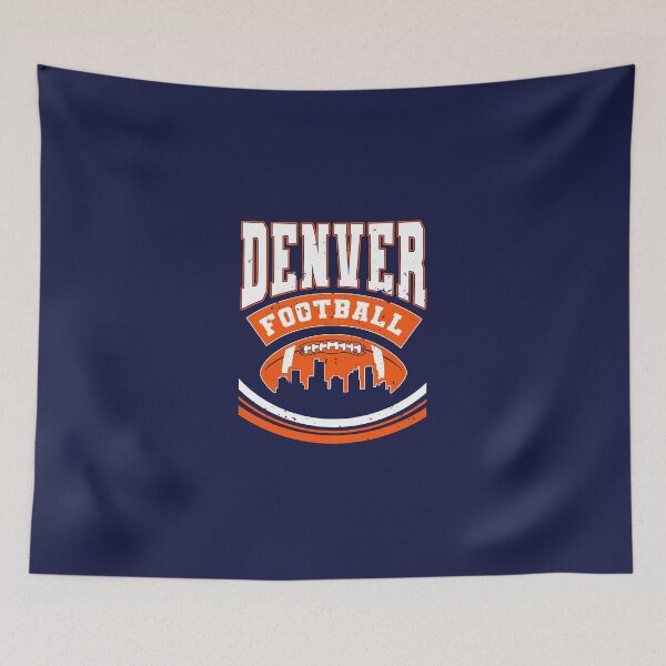 Item preview, Denver Football Vintage Skyline designed and sold by MASMUS27.