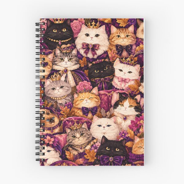 Item preview, Cute Cat Wonderland – Colorful Nordic Tropical & Rainbow Cat Pattern designed and sold by Aramdesing.
