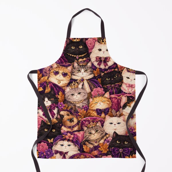 Item preview, Cute Cat Wonderland – Colorful Nordic Tropical & Rainbow Cat Pattern designed and sold by Aramdesing.