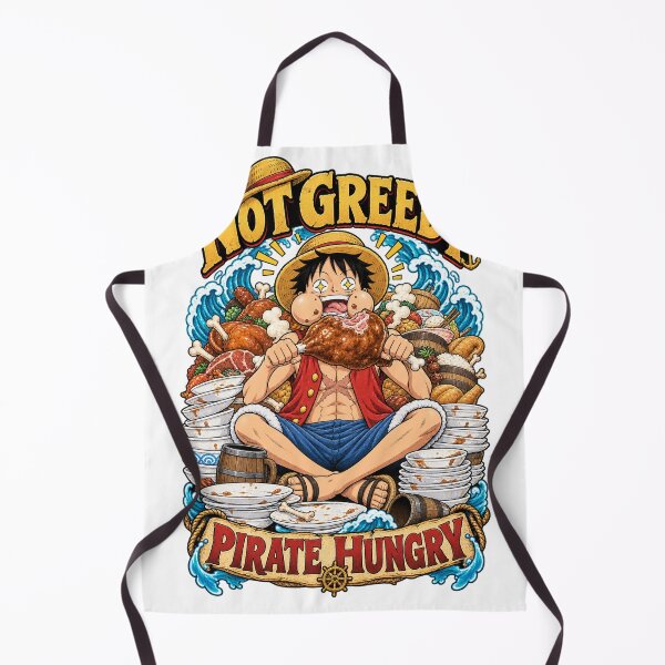 Item preview, Hungry Luffy – Not Greedy Pirate Hungry designed and sold by Univers-shop.