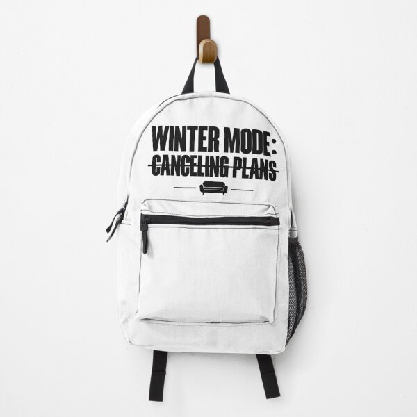 Item preview, Winter Mode Canceling Plans Typography designed and sold by FUIRY .