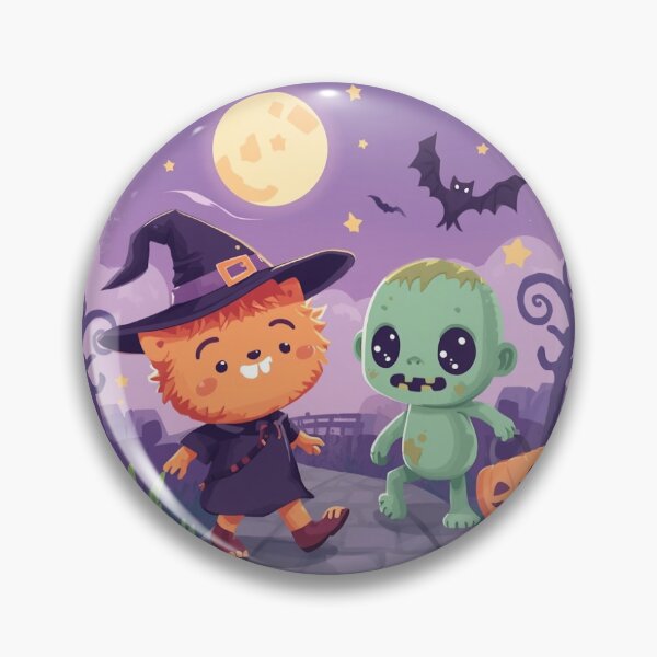 Item preview, Cute Halloween Witch Hamster and Zombie designed and sold by OlesiaCraft.