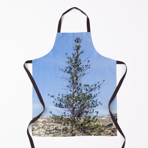 Item preview, Solitary Pine Tree Against Clear Blue Sky Over Rocky Mediterranean Hillside Landscape designed and sold by Nmallia.