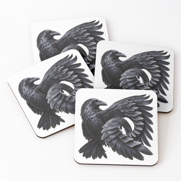 Item preview, Impossible Raven Wing Stairway Surreal Art designed and sold by ROVVI.