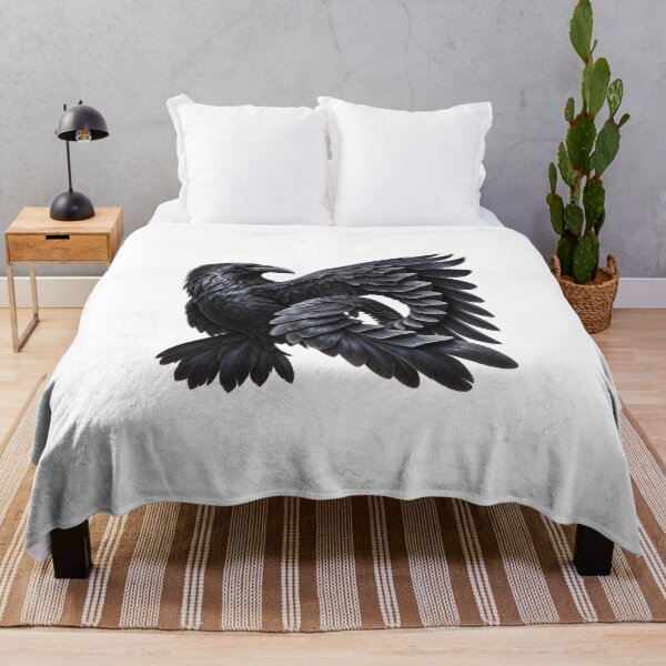 Item preview, Impossible Raven Wing Stairway Surreal Art designed and sold by GraffiCity.