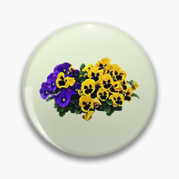 Aperçu de l'œuvre Pensées jaunes et violettes créée et vendue par Susan Savad.