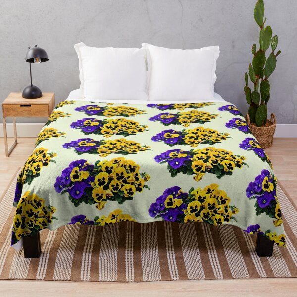 Item preview, Pansies Yellow and Purple designed and sold by Susan Savad.