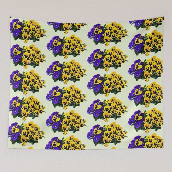 Item preview, Pansies Yellow and Purple designed and sold by Susan Savad.