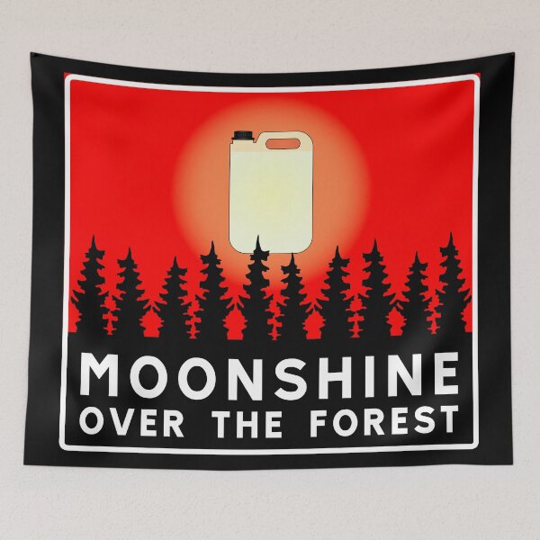 Item preview, Moonshine over the forest designed and sold by ALF2023.