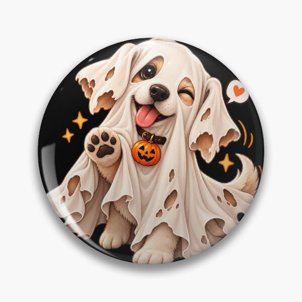 Item preview, Halloween Ghost Dog | Spooky Puppy designed and sold by Butterfly  Effect.