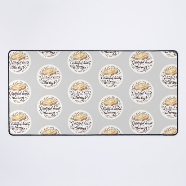 Item preview, Grateful Heart Always Bread Badge Design designed and sold by hattie's.