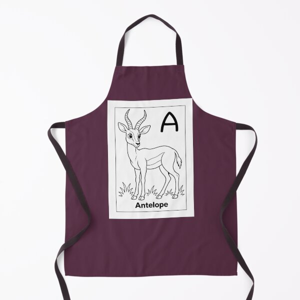 Item preview, Antelope Letter A Design designed and sold by ZedColors.