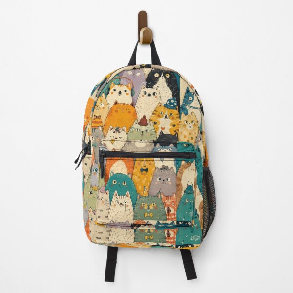 Item preview, Colorful Nordic Tropical & Rainbow Cat Pattern designed and sold by Aramdesing.