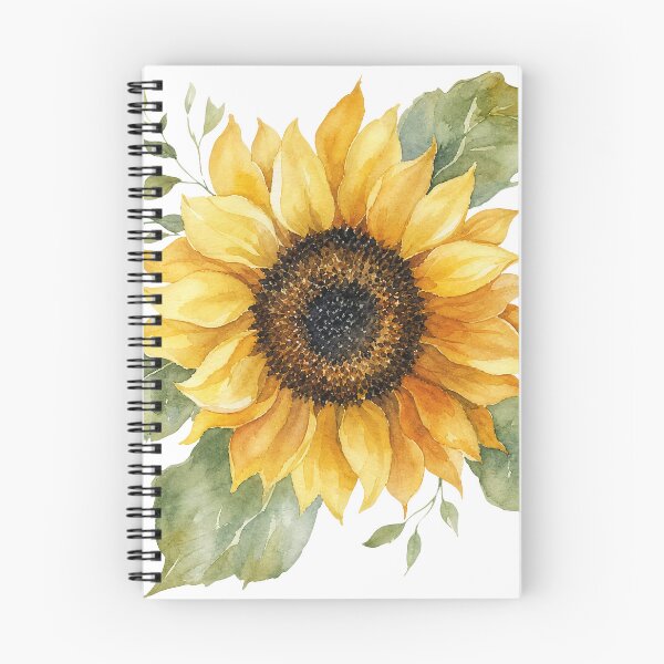 Item preview, Cottagecore Watercolor Painted Sunflower Aesthetic Botanical Art HD Store designed and sold by bard-art.