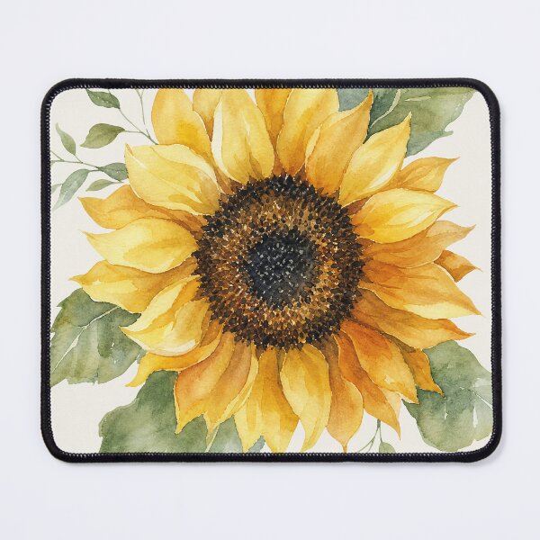 Item preview, Cottagecore Watercolor Painted Sunflower Aesthetic Botanical Art HD Store designed and sold by bard-art.