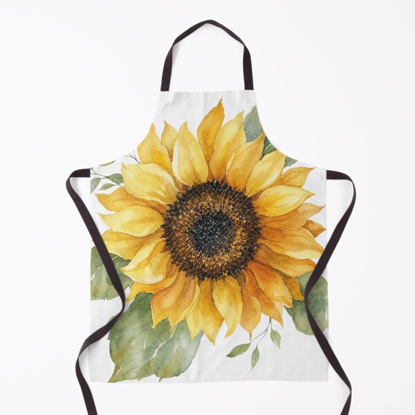 Item preview, Cottagecore Watercolor Painted Sunflower Aesthetic Botanical Art HD Store designed and sold by bard-art.