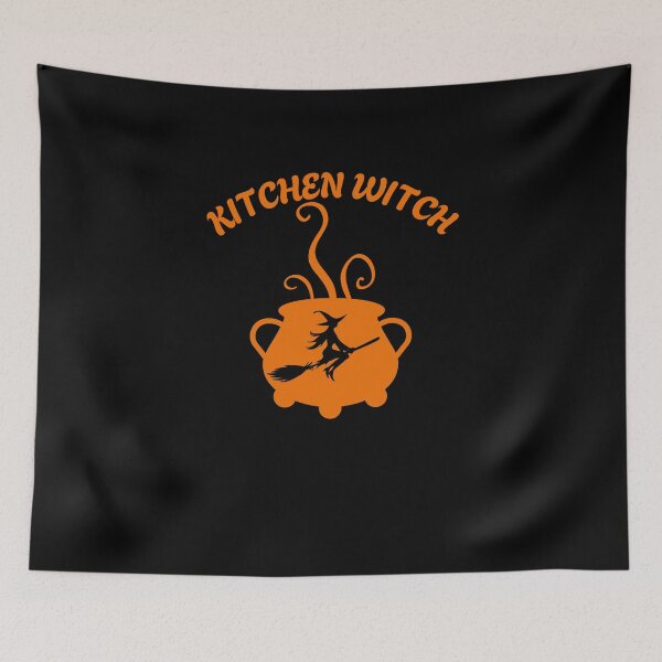 Item preview, Kitchen Witch funny Halloween design designed and sold by ewicraft.