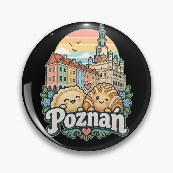 Item preview, Poznan City Poland Cute Retro Travel designed and sold by TomFrontierArt.