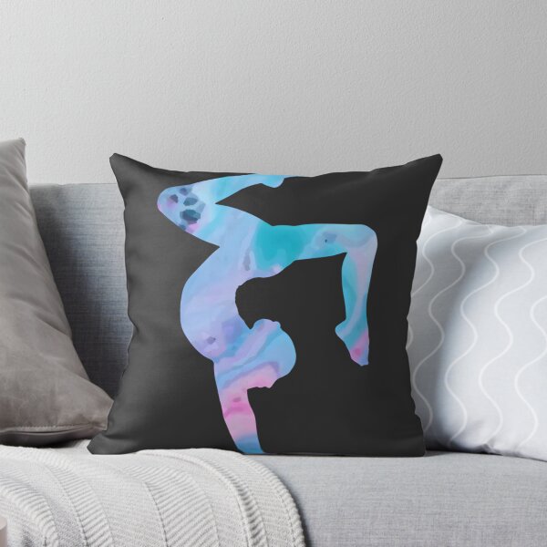 Item preview, Stag Handstand Yoga Pose with Rainbow Design - Artistic Balance and Flexibility Illustration designed and sold by madd4578.