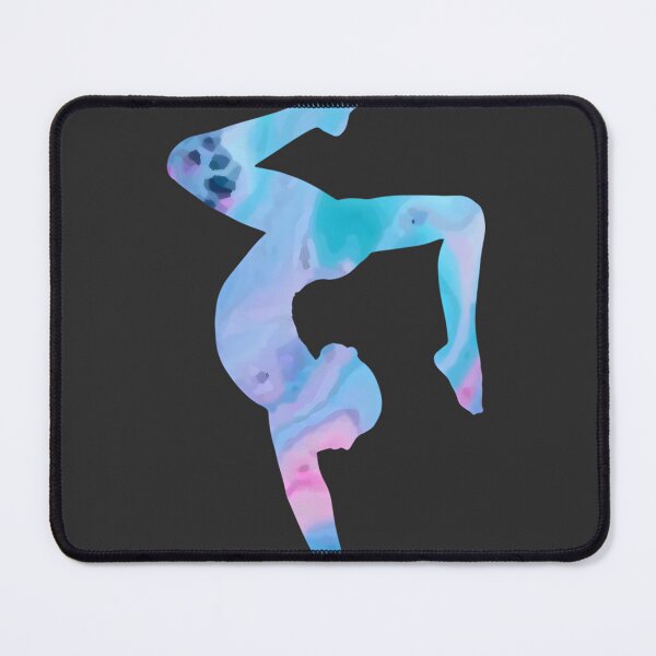 Item preview, Stag Handstand Yoga Pose with Rainbow Design - Artistic Balance and Flexibility Illustration designed and sold by madd4578.
