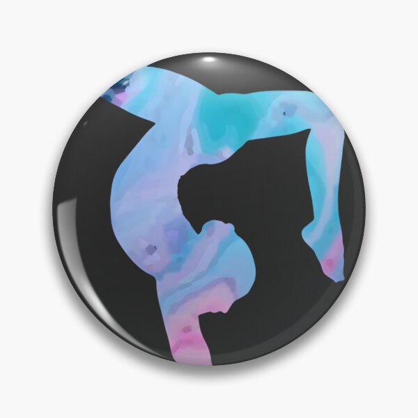 Item preview, Stag Handstand Yoga Pose with Rainbow Design - Artistic Balance and Flexibility Illustration designed and sold by madd4578.