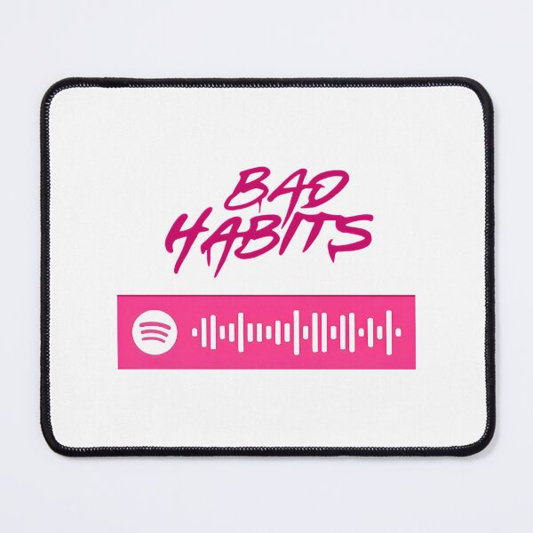 Item preview, Ed Sheeran Bad Habits Spotify Code Design for Music Fans designed and sold by Papiss.