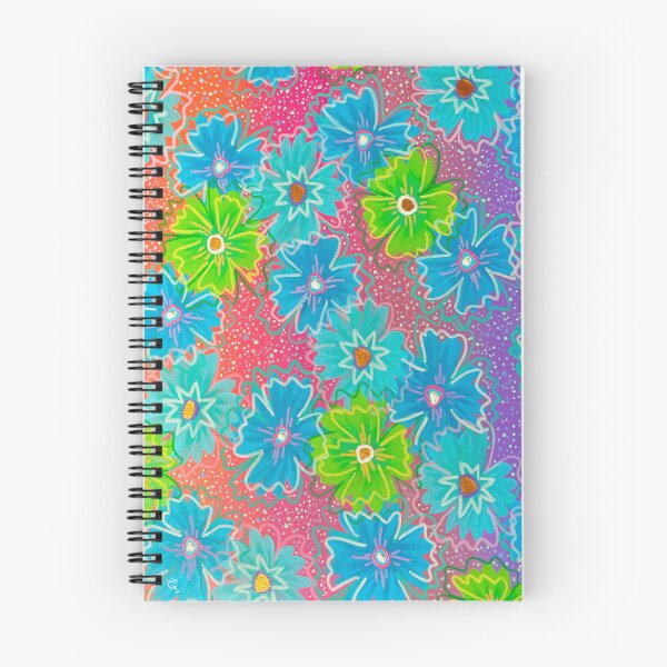 Item preview, Colorful Abstract Flower Painting 1 designed and sold by crisbeeart.