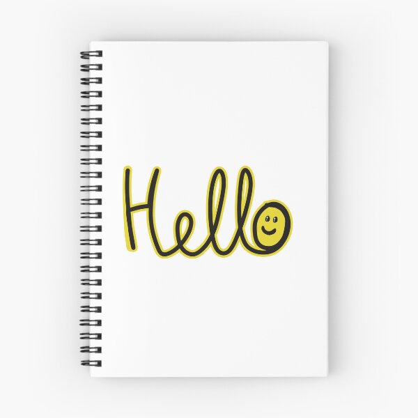 Item preview, Hello (with smiley face) designed and sold by SombreroDoodles.